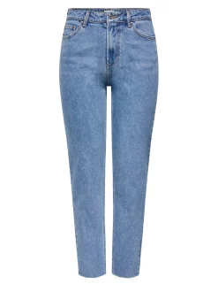 ONLEMILY Hohe Taille Gerade geschnitten Verkürzt Jeans