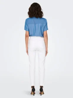 ONLEMILY Hohe Taille Gerade geschnitten Knöchellang Jeans