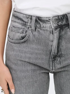 ONLEMILY Hohe Taille Gerade geschnitten Knöchellang Jeans