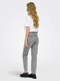 ONLEMILY Hohe Taille Gerade geschnitten Knöchellang Jeans