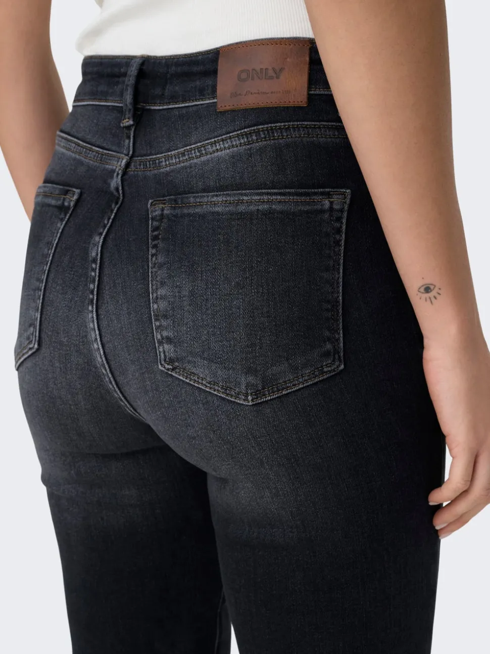 ONLEMILY Hohe Taille Gerade geschnitten Knöchellang Jeans