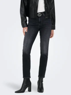 ONLEMILY Hohe Taille Gerade geschnitten Knöchellang Jeans