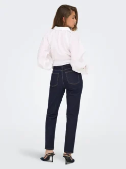 ONLEMILY Hohe Taille Gerade geschnitten Knöchellang Jeans