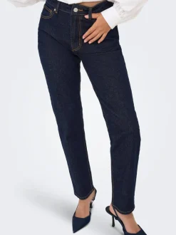 ONLEMILY Hohe Taille Gerade geschnitten Knöchellang Jeans