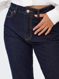 ONLEMILY Hohe Taille Gerade geschnitten Knöchellang Jeans