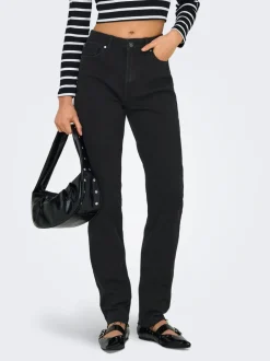 ONLEMILY Hohe Taille Gerade geschnitten Jeans