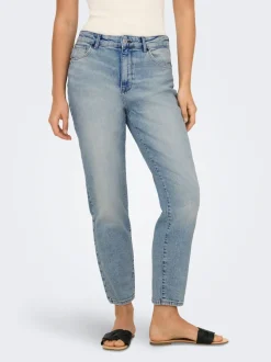 ONLEMILY Hohe Taille Gerade geschnitten Knöchellang Jeans