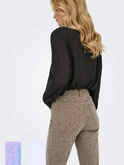 ONLEMILY Hohe Taille Gerade geschnitten Knöchellang Jeans