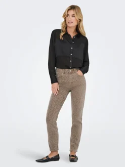 ONLEMILY Hohe Taille Gerade geschnitten Knöchellang Jeans