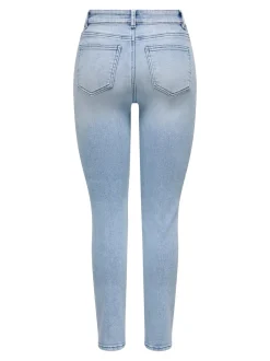 ONLEMILY-MILA Hohe Taille Gerade geschnitten Knöchellang Jeans