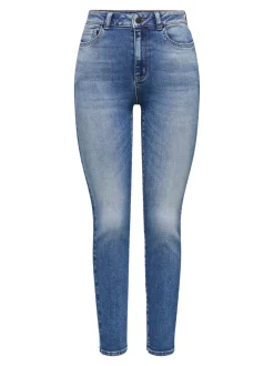 ONLEMILY-MILA Hohe Taille Gerade geschnitten Knöchellang Jeans