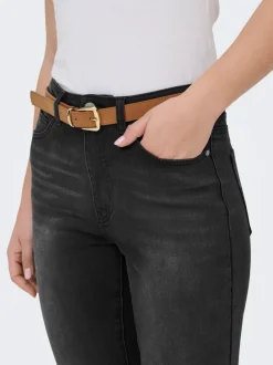 ONLEMILY-MILA Hohe Taille Gerade geschnitten Knöchellang Jeans
