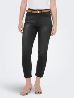 ONLEMILY-MILA Hohe Taille Gerade geschnitten Knöchellang Jeans