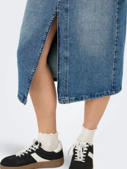 ONLENYA Denim Jeansrock Midirock