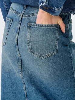 ONLENYA Denim Jeansrock Midirock