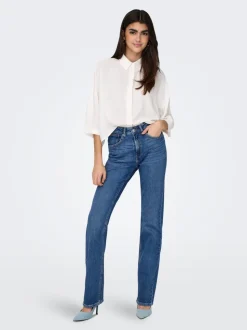 ONLEVERLY Mittlere Taille Ausgestellt Jeans