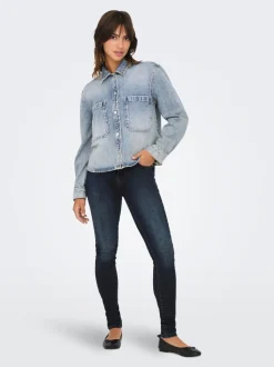ONLFOREVER Hohe Taille Skinny Fit Jeans