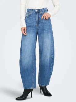 ONLFRANKIE Hohe Taille Barrel Fit Knöchellang Jeans
