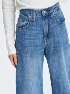 ONLFRANKIE Hohe Taille Barrel Fit Knöchellang Jeans