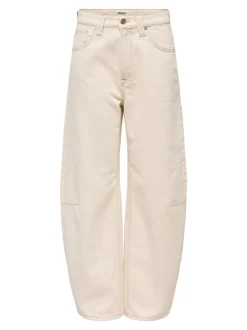 ONLFRANKIE Hohe Taille Barrel Fit Verkürzt Jeans