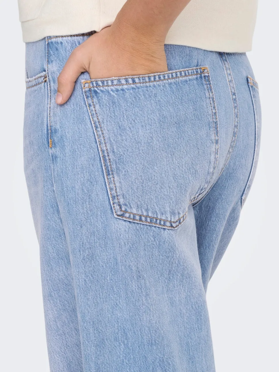 ONLFRANKIE Hohe Taille Barrel Fit Knöchellang Jeans