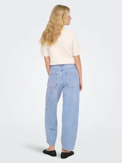 ONLFRANKIE Hohe Taille Barrel Fit Knöchellang Jeans