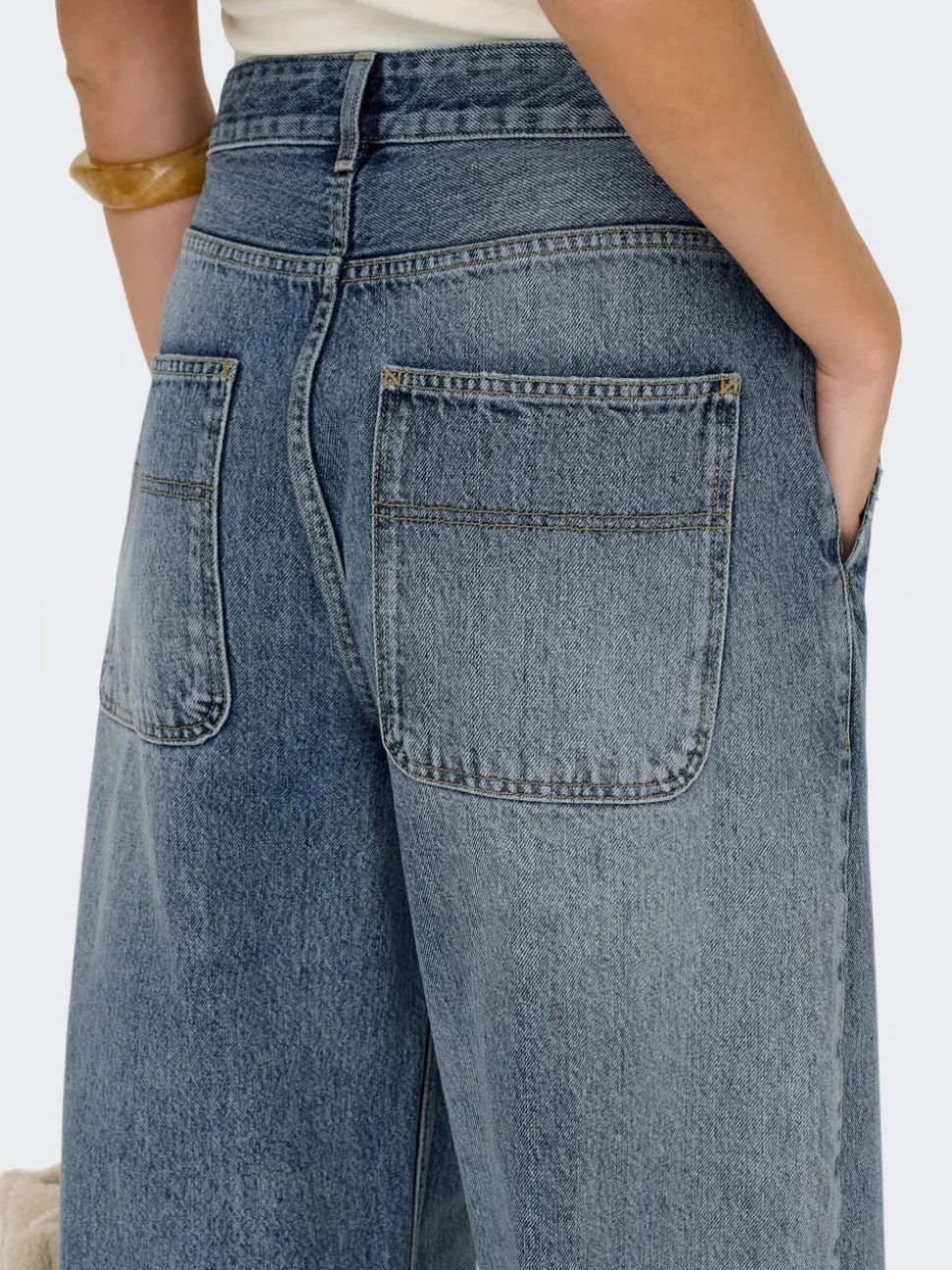 ONLGIA Mittlere Taille Baggy Fit Jeans