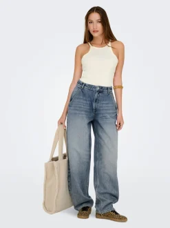 ONLGIA Mittlere Taille Baggy Fit Jeans
