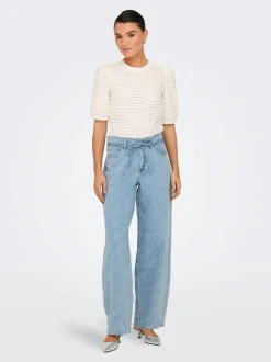 ONLGIANNA Mittlere Taille Gerade geschnitten Jeans