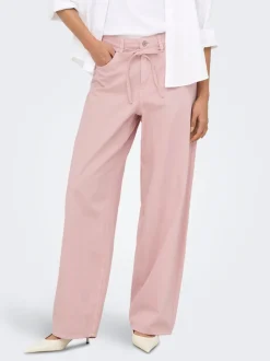 ONLGIANNA-SILLA Locker geschnitten Hose mit weitem Beinschnitt