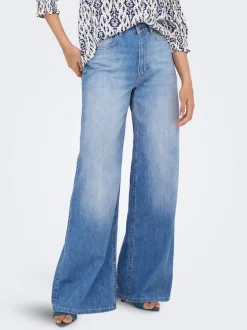 ONLGIULIA Hohe Taille Weiter Beinschnitt Jeans