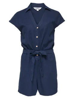 ONLGOA Leinen Playsuit