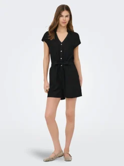 ONLGOA Leinen Playsuit