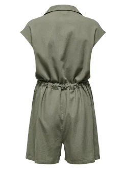 ONLGOA Leinen Playsuit