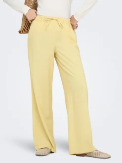 ONLGOA Gerade geschnitten Leinen Hose