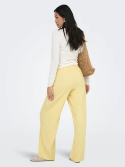 ONLGOA Gerade geschnitten Leinen Hose