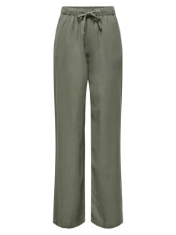 ONLGOA Gerade geschnitten Leinen Hose