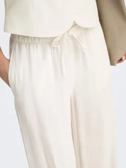 ONLGOA Gerade geschnitten Leinen Hose