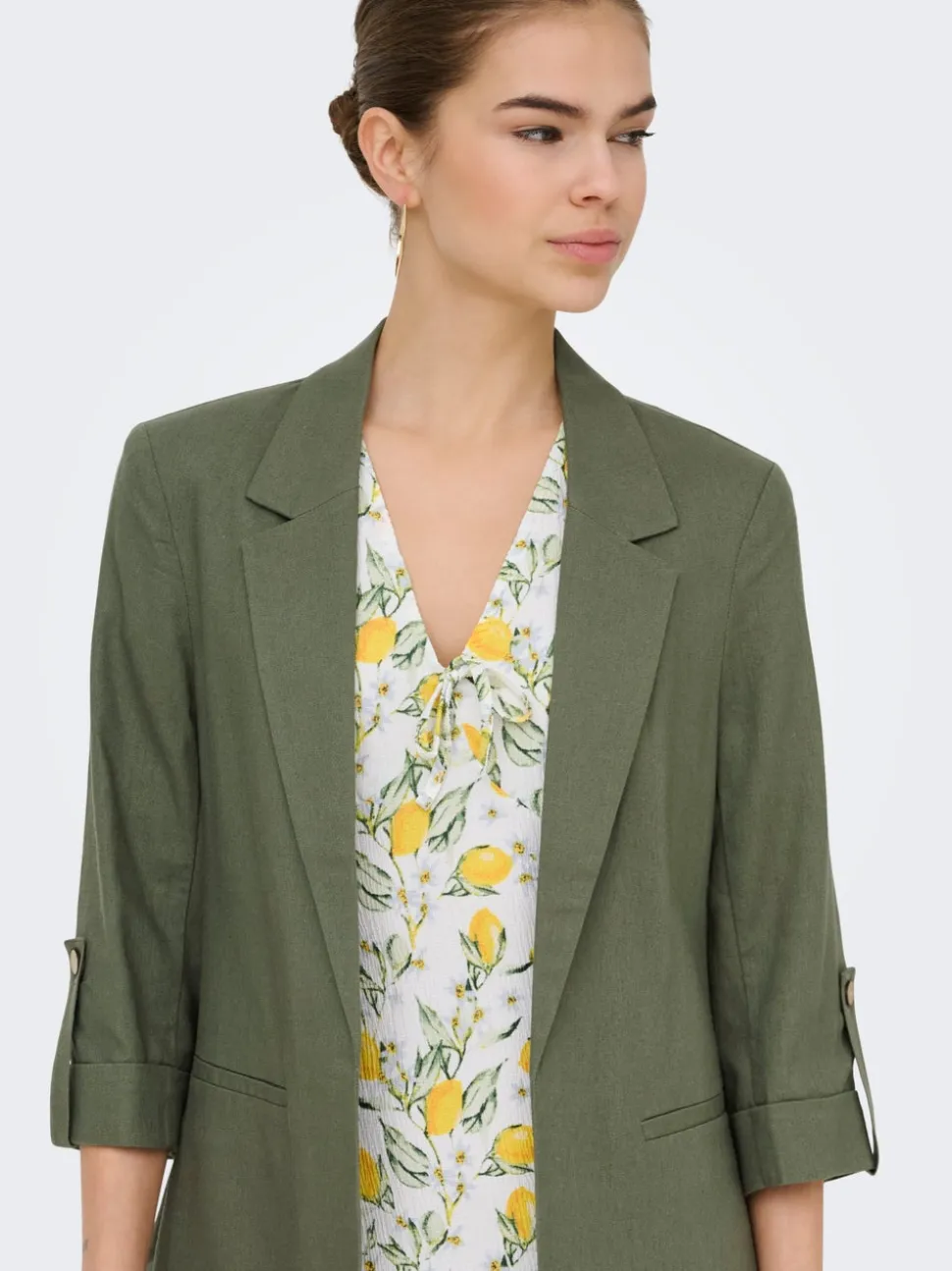 ONLGOA Leinen Blazer