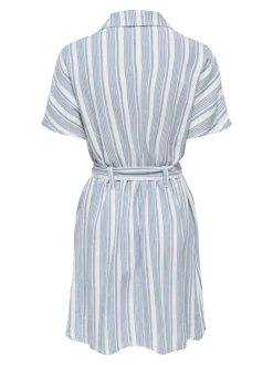 ONLGOA Leinen Kurzes Kleid
