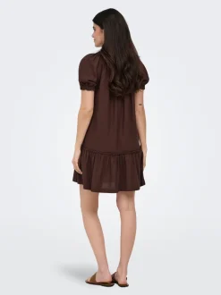 ONLGOA Leinen Kurzes Kleid