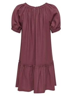 ONLGOA Leinen Kurzes Kleid