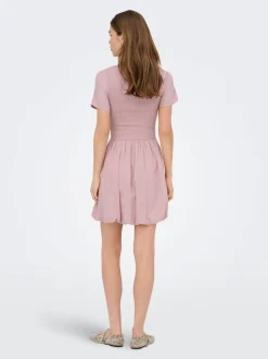 ONLGOA Leinen Kurzes Kleid