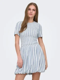 ONLGOA Leinen Kurzes Kleid