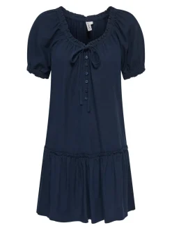 ONLGOA Leinen Kurzes Kleid
