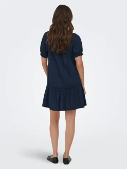 ONLGOA Leinen Kurzes Kleid