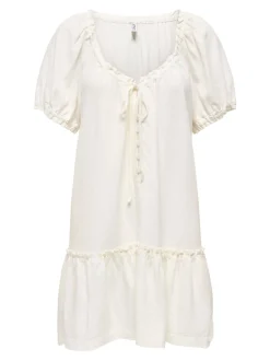 ONLGOA Leinen Kurzes Kleid