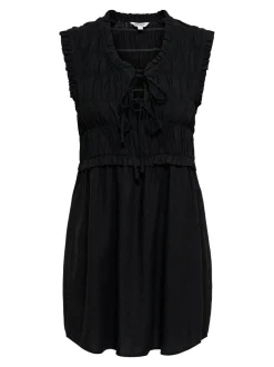 ONLGOA Leinen Kurzes Kleid