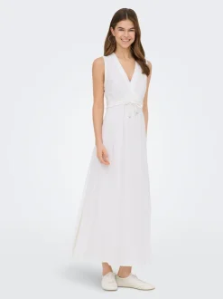 ONLGOA Leinen Langes Kleid