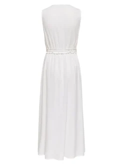 ONLGOA Leinen Langes Kleid